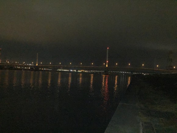 台風直撃後の荒川へ様子見、即撤退