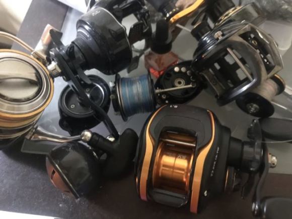 シーバス用にスプール経36~38mmのベイトリールを探している